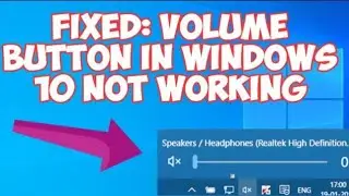 HOW TO FIX: Taskbar volume icon not working on Windows 10