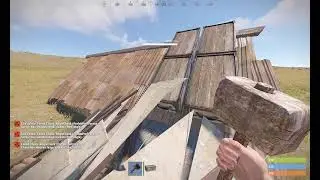 RUST: NEW! Roof Angle with Large Box Placement + Unlootables!