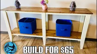 ANYONE can build this SOFA/CONSOLE Table!