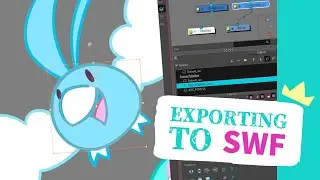 EXPORTS - How to export to SWF (flash vectors ect) (Harmony)