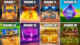 Evolution of All Chests in Fortnite (Chapter 1 Season 1 - Chapter 5 Season 3)