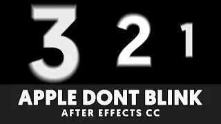 Apple Promo Countdown - After Effects Tutorial