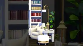 Livin’ with Books 📖 || The Sims 4 || NoCC || #shorts #sims4 #interiordesign