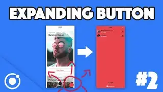 EXPANDING BUTTON SCREEN TRANSITION - Ionic UI Challenge #2