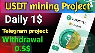 Usdt Mining Project | Tap Tether Bot Telegram | Usdt mining telegram | USDT Website |