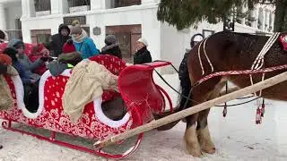 Русская Зима 2019. Суздаль. Катание На Лошадях. Новогодняя Ярмарка