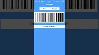 A demo of barcode generating and scanning ionic app.