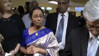 A family meets recipients of sons organs