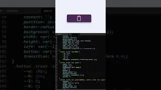 Animated delete button with Full source Code | code link in description