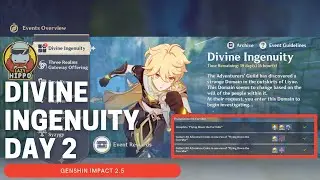Divine Ingenuity Day 2 Event Guide | Preset & Custom Domains Event - Genshin Impact 2.5