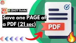 How To Save One Page Of A Pdf File {How To Extract One Page From Pdf}