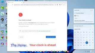 Your clock is Ahead | Google Chrome error clock time ahead | If Date & Time are incorrect or correct