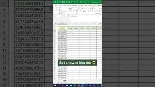 How to make UPC-A barcodes in less than 20 seconds! #excel #exceltips #tutorial