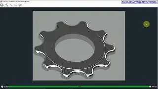 #AutoCAD TUTORIAL 2018   CHAIN WHEEL
