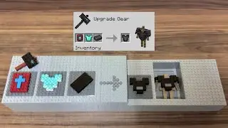 How to Build Minecraft Smithing Table out of Lego!