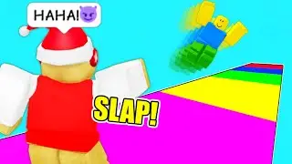 I Slapped Noobs 259,481,762 mph in Roblox!