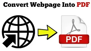 How to convert website into pdf