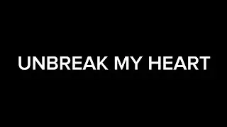 UNBREAK MY HEART - Toni Braxton (KARAOKE)