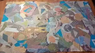 Пицца - мозаика из лоскутов