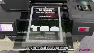 acrylic printing by Funsun UV Flatbed Printer