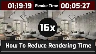 Vray Fast Render Settings In 3ds Max | How To Reduce rendering Time In 3dsmax - V-ray 5 -