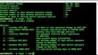 Force Password change on Next Login - BASH - Linux