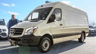 2017 Mercedes-Benz Sprinter 3500 High Roof V6 CARGO VAN tour with Kurt