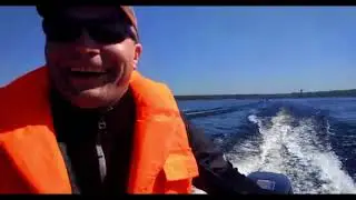Финский залив. Открытие сезона 2018. Лодка X-river Grace 380 нднд + Hidea 9.8