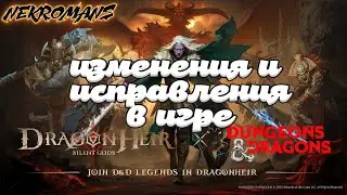 Dragonheir: Silent Gods изменения и исправления в игре | D&D Legends in Dragonheir: Silent Gods |