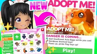 *IT'S HERE* DANGER EGG +12 NEW PETS in ADOPT ME UPDATE (roblox)