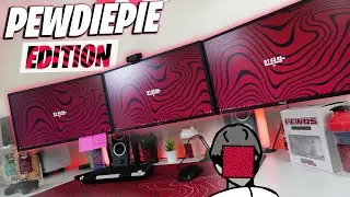 EPIC Pewdiepie Themed Gaming Setup Tour!