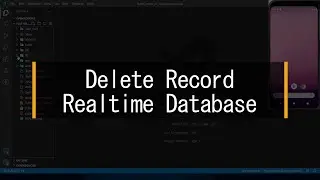 Delete Record Realtime Database | Firebase  -  Flutter