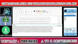 Copy Paste Data Entry Auto Typer Software For Notepad Plus . WRT