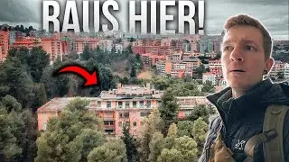 SCHRITTE ÜBER UNS! FLUCHT aus verlassenem KRANKENHAUS in Italien!🇮🇹