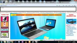 laptop shop project in html | html projects with source code | html projects