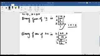 Operators in C.Exclusive OR / XOR operator in Bitwise operators.