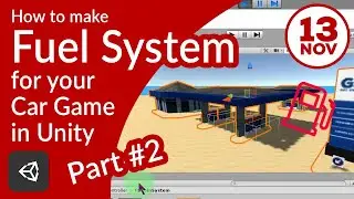 How to make simple car refuel system for your Unity game | Unity Car Fuel System Tutorial Part #2
