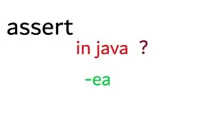 assert example in java | Java concepts by Jay tutorial by Ponnam Jay | learn java | core java |