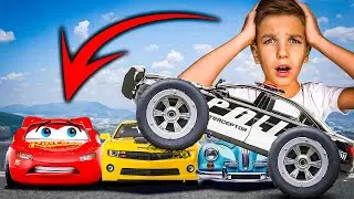 Mark saves the cars from the evil car