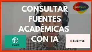 Investigación con IA. Consultar fuentes académicas. SciSpaces en ChatPGT4o