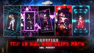 FREE FIRE TOP 10 XML CC + CLIPS | ( G - DRIVE ) 🔥| FREE FIRE CLIPS PACK | TOP10 EMOTE CLIPS ⬇️ 