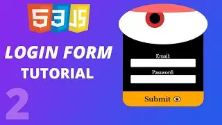 Login Form with Animated Eye Tutorial - HTML, CSS & JS