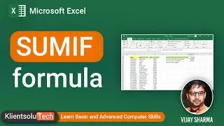 An Excel spreadsheet with highlighted cells, demonstrating SUMIF functionality