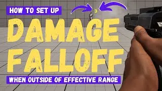 How To Set Up Damage Falloff - Unreal Engine 5 Tutorial
