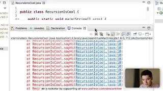 Recursion Java Tutorial #69