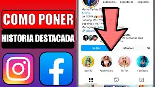 ✅Como poner historias destacadas en facebook de instagram