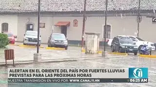 Alertan en el Oriente del país por fuertes lluvias previstas para las próximas horas