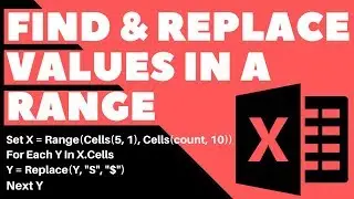 Excel VBA Macro: Find and Replace Values (Dynamic Range)