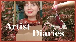ARTIST DIARIES 🍁 the woodland decorations are here! & a crochet update