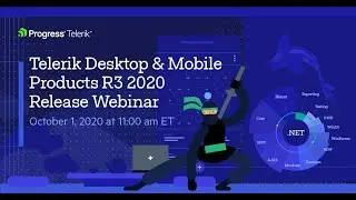 Telerik Desktop and Mobile Products R3 2020 Release | #webinar